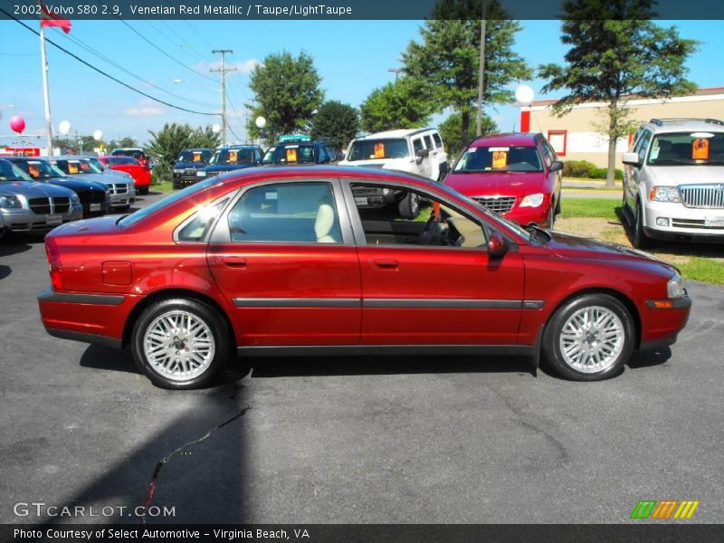 Venetian Red Metallic / Taupe/LightTaupe 2002 Volvo S80 2.9
