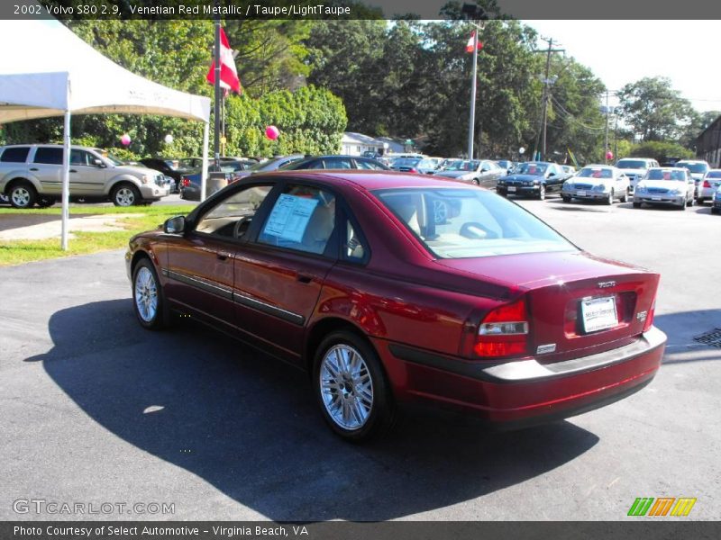 Venetian Red Metallic / Taupe/LightTaupe 2002 Volvo S80 2.9