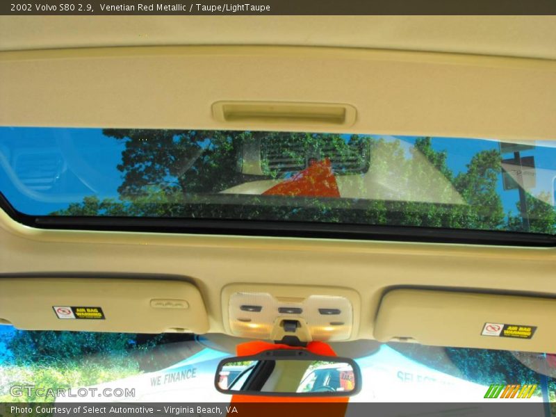 Venetian Red Metallic / Taupe/LightTaupe 2002 Volvo S80 2.9