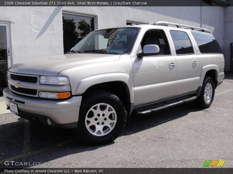 Silver Birch Metallic / Gray/Dark Charcoal 2006 Chevrolet Suburban Z71 1500 4x4