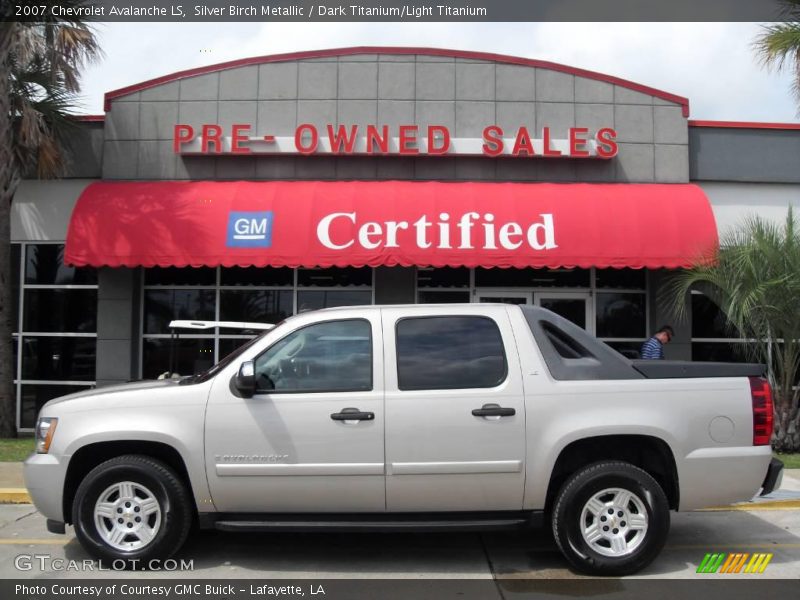 Silver Birch Metallic / Dark Titanium/Light Titanium 2007 Chevrolet Avalanche LS