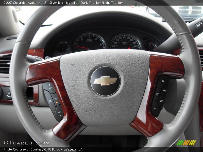 Silver Birch Metallic / Dark Titanium/Light Titanium 2007 Chevrolet Avalanche LS