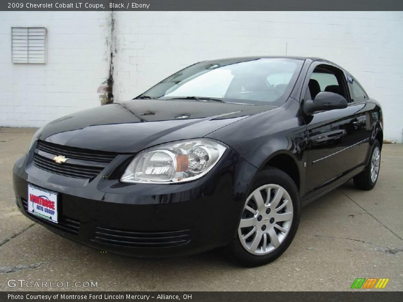 Black / Ebony 2009 Chevrolet Cobalt LT Coupe
