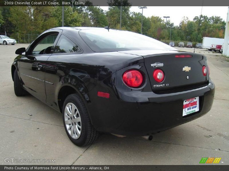 Black / Ebony 2009 Chevrolet Cobalt LT Coupe