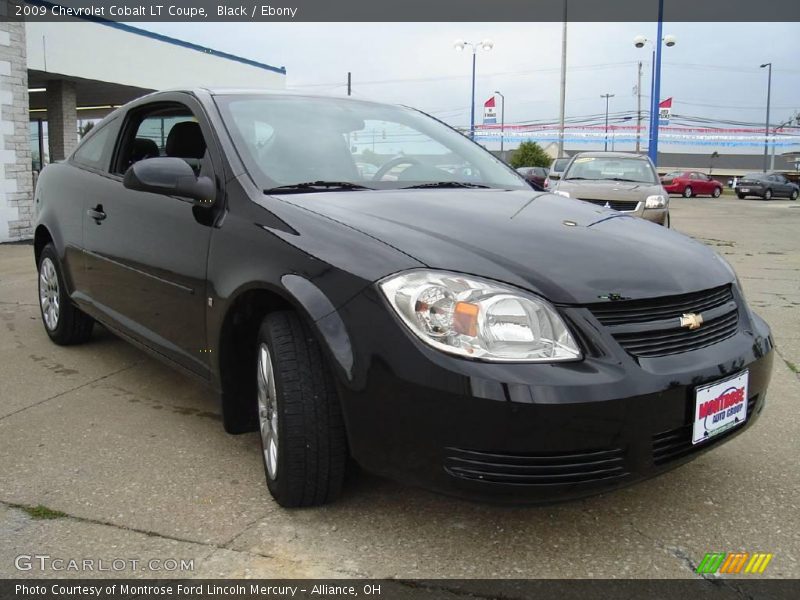 Black / Ebony 2009 Chevrolet Cobalt LT Coupe