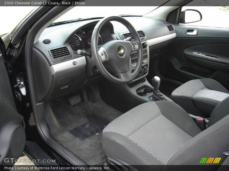 Black / Ebony 2009 Chevrolet Cobalt LT Coupe