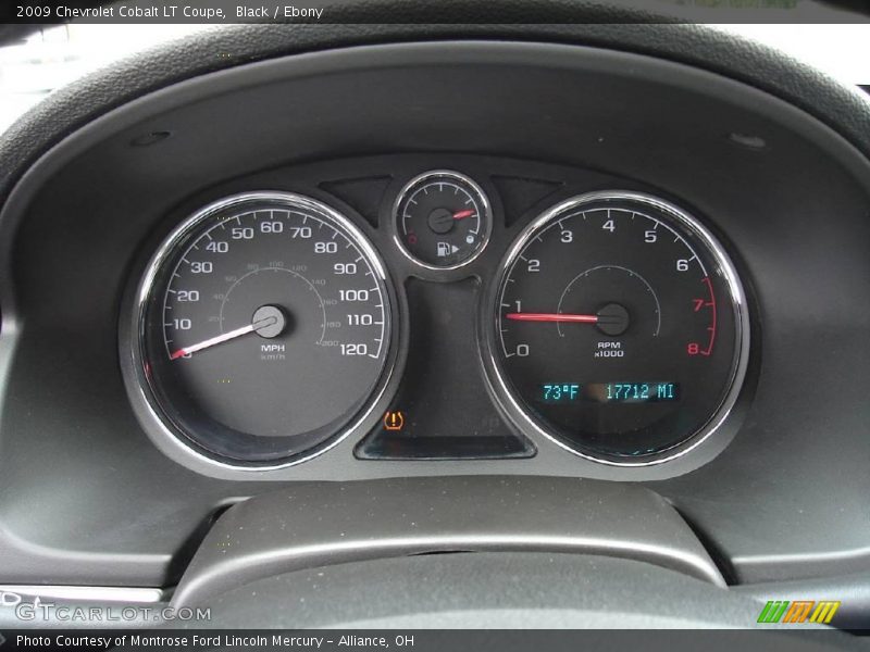 Black / Ebony 2009 Chevrolet Cobalt LT Coupe