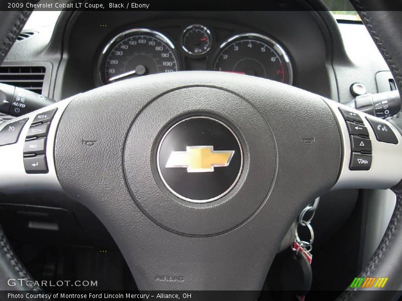 Black / Ebony 2009 Chevrolet Cobalt LT Coupe
