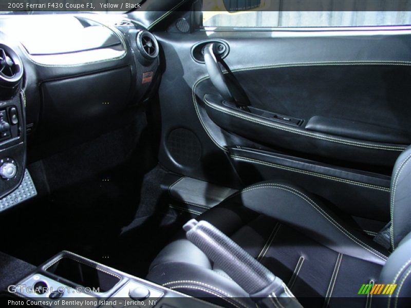 Yellow / Black 2005 Ferrari F430 Coupe F1