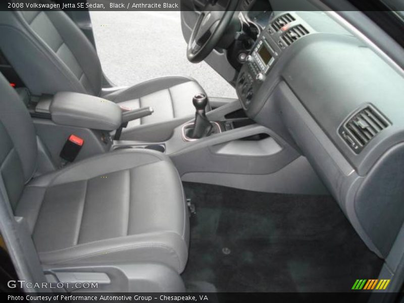 Black / Anthracite Black 2008 Volkswagen Jetta SE Sedan