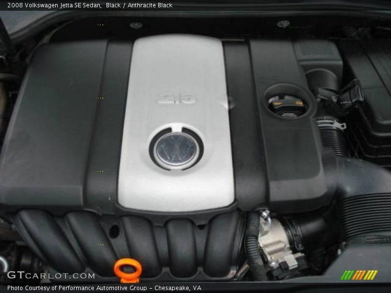 Black / Anthracite Black 2008 Volkswagen Jetta SE Sedan