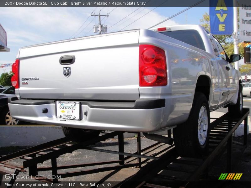 Bright Silver Metallic / Medium Slate Gray 2007 Dodge Dakota SLT Club Cab