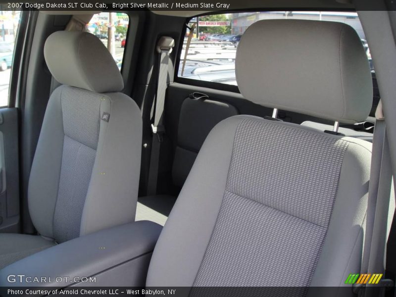 Bright Silver Metallic / Medium Slate Gray 2007 Dodge Dakota SLT Club Cab