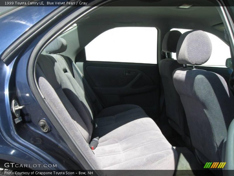 Blue Velvet Pearl / Gray 1999 Toyota Camry LE