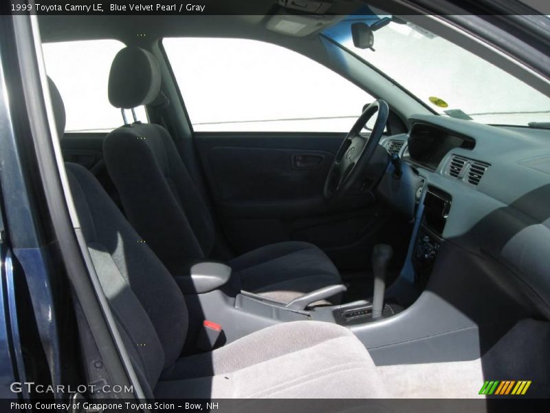 Blue Velvet Pearl / Gray 1999 Toyota Camry LE