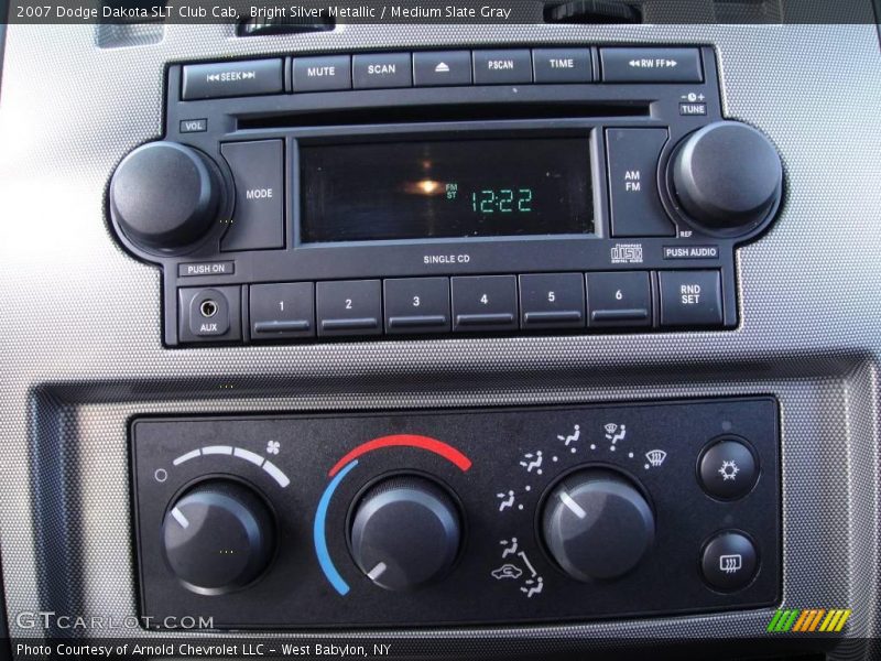 Bright Silver Metallic / Medium Slate Gray 2007 Dodge Dakota SLT Club Cab