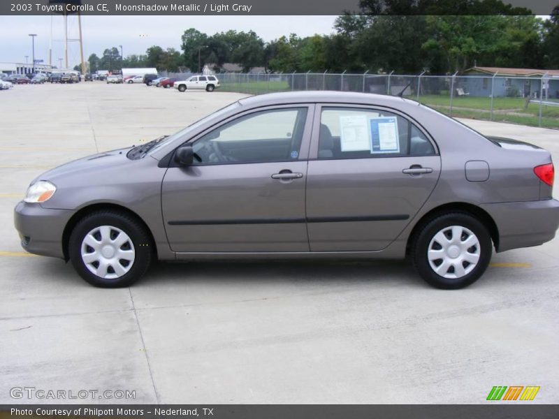 Moonshadow Metallic / Light Gray 2003 Toyota Corolla CE