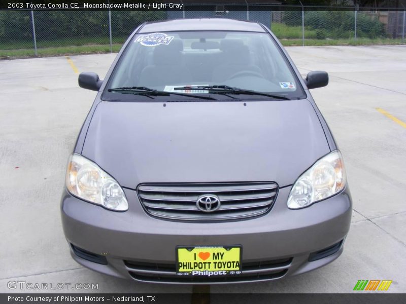 Moonshadow Metallic / Light Gray 2003 Toyota Corolla CE