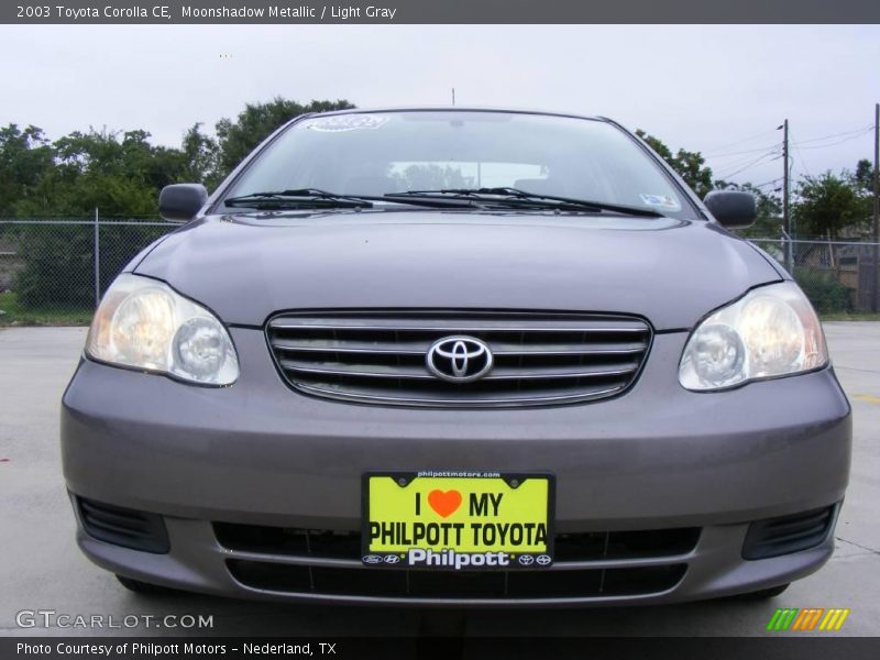 Moonshadow Metallic / Light Gray 2003 Toyota Corolla CE