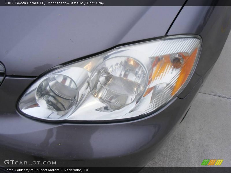 Moonshadow Metallic / Light Gray 2003 Toyota Corolla CE