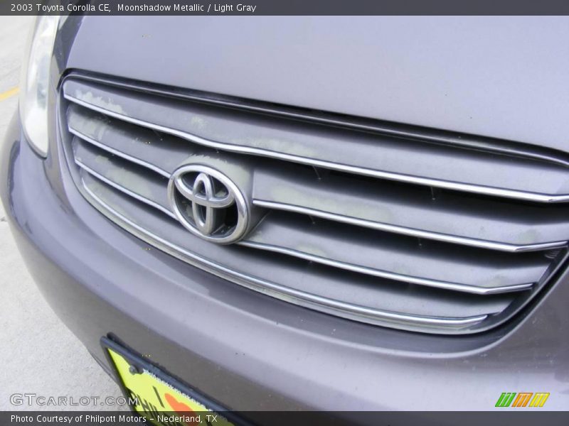 Moonshadow Metallic / Light Gray 2003 Toyota Corolla CE