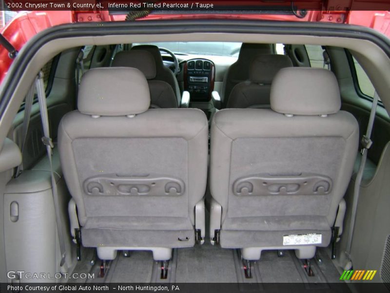 Inferno Red Tinted Pearlcoat / Taupe 2002 Chrysler Town & Country eL