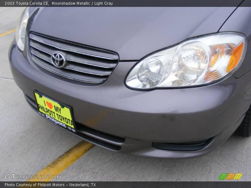 Moonshadow Metallic / Light Gray 2003 Toyota Corolla CE