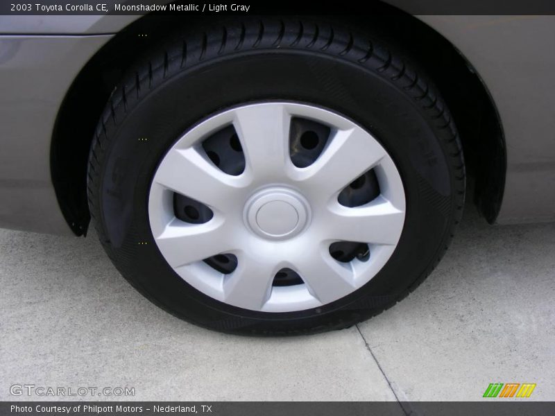 Moonshadow Metallic / Light Gray 2003 Toyota Corolla CE