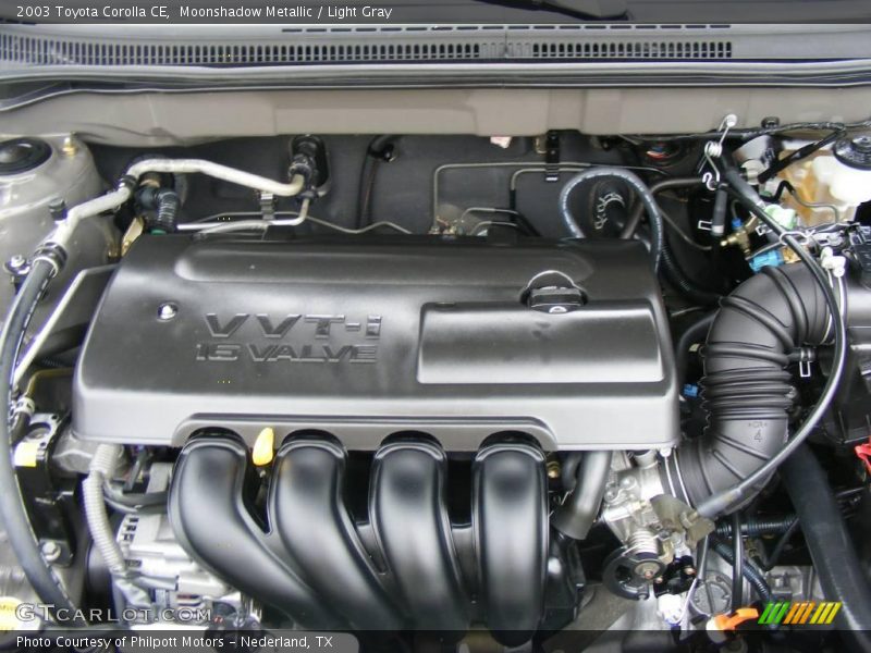 Moonshadow Metallic / Light Gray 2003 Toyota Corolla CE