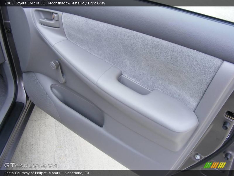 Moonshadow Metallic / Light Gray 2003 Toyota Corolla CE