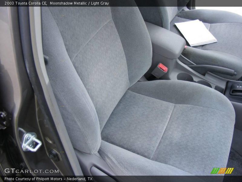 Moonshadow Metallic / Light Gray 2003 Toyota Corolla CE