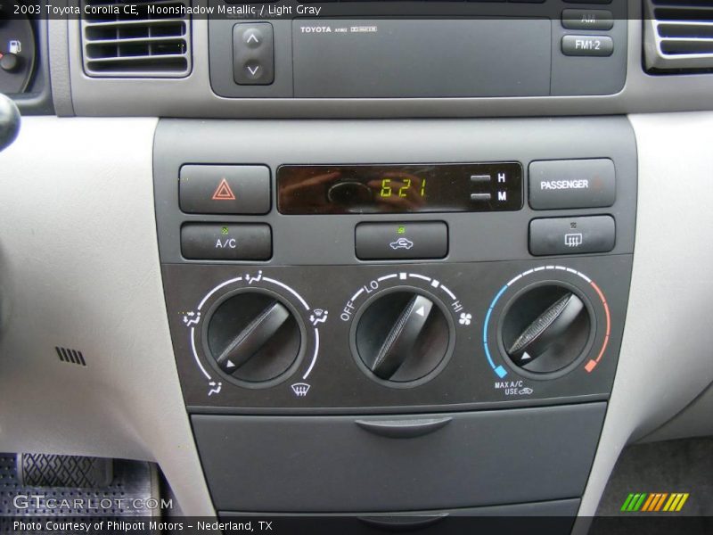 Moonshadow Metallic / Light Gray 2003 Toyota Corolla CE
