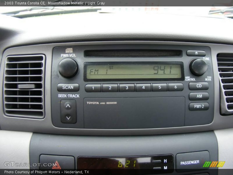 Moonshadow Metallic / Light Gray 2003 Toyota Corolla CE