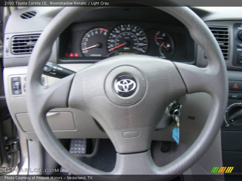 Moonshadow Metallic / Light Gray 2003 Toyota Corolla CE