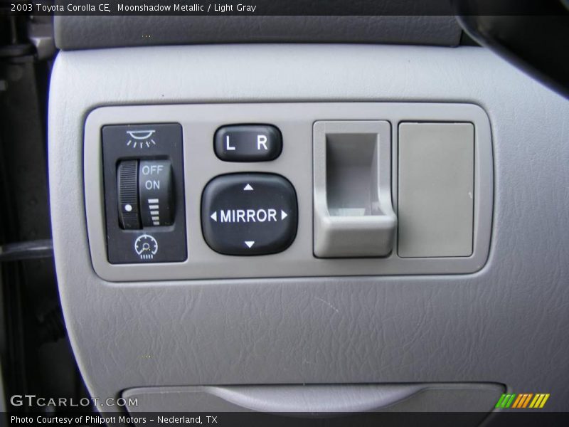 Moonshadow Metallic / Light Gray 2003 Toyota Corolla CE
