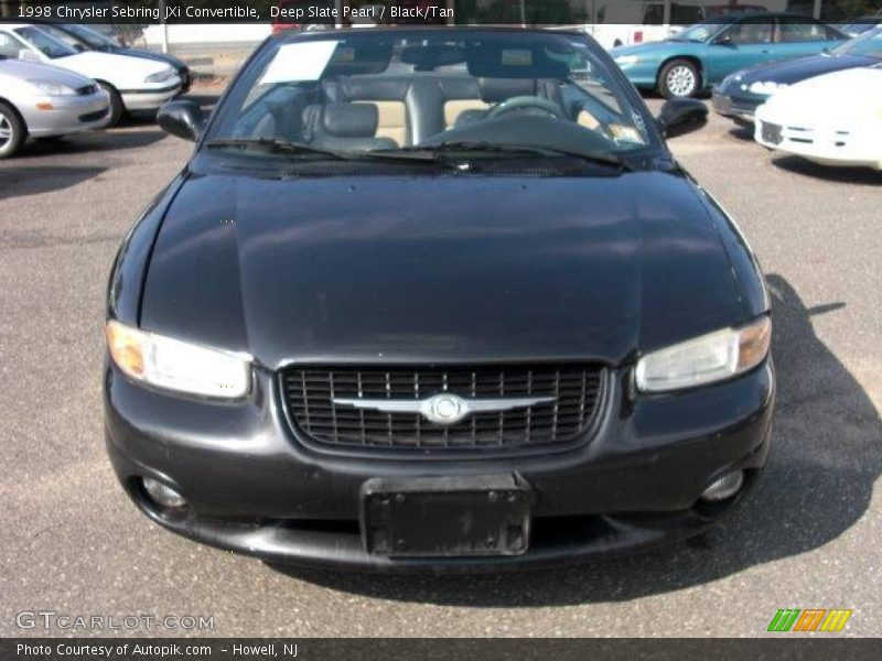 Deep Slate Pearl / Black/Tan 1998 Chrysler Sebring JXi Convertible