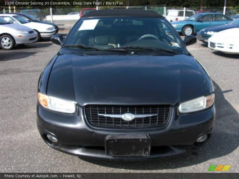 Deep Slate Pearl / Black/Tan 1998 Chrysler Sebring JXi Convertible