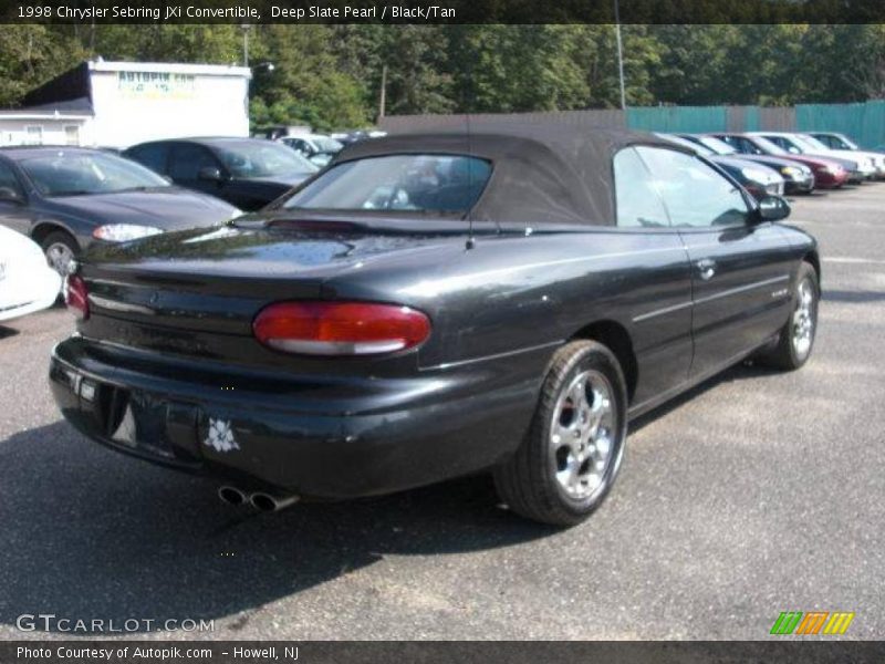 Deep Slate Pearl / Black/Tan 1998 Chrysler Sebring JXi Convertible