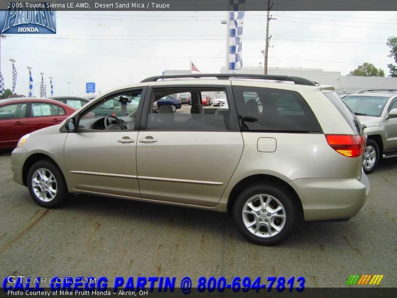 Desert Sand Mica / Taupe 2005 Toyota Sienna LE AWD