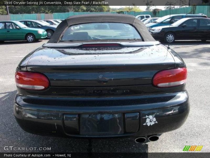 Deep Slate Pearl / Black/Tan 1998 Chrysler Sebring JXi Convertible