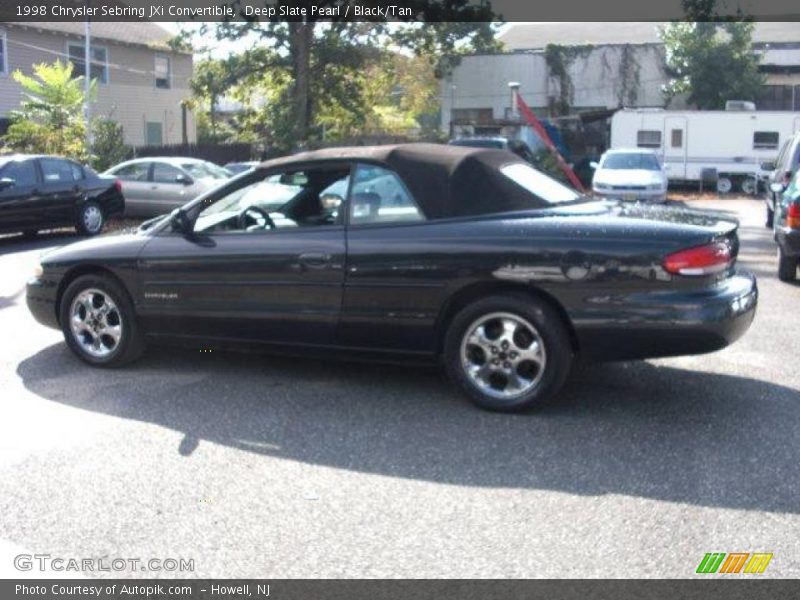 Deep Slate Pearl / Black/Tan 1998 Chrysler Sebring JXi Convertible