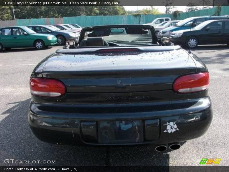 Deep Slate Pearl / Black/Tan 1998 Chrysler Sebring JXi Convertible