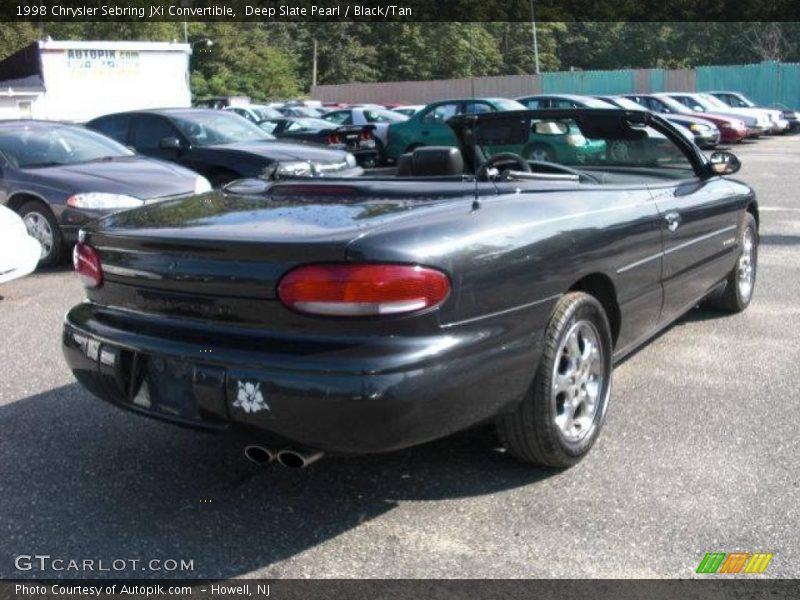 Deep Slate Pearl / Black/Tan 1998 Chrysler Sebring JXi Convertible