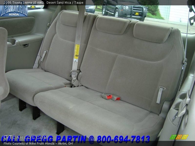 Desert Sand Mica / Taupe 2005 Toyota Sienna LE AWD
