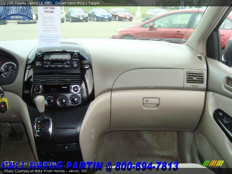 Desert Sand Mica / Taupe 2005 Toyota Sienna LE AWD