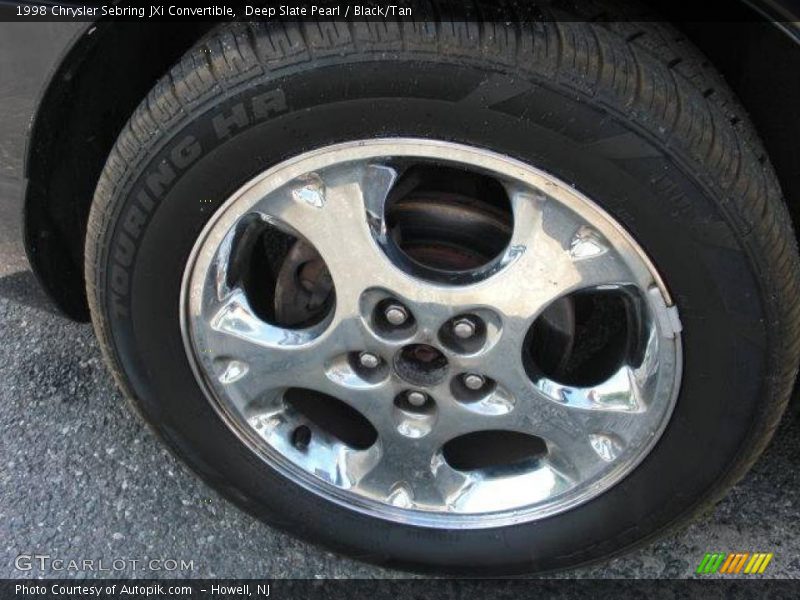 Deep Slate Pearl / Black/Tan 1998 Chrysler Sebring JXi Convertible