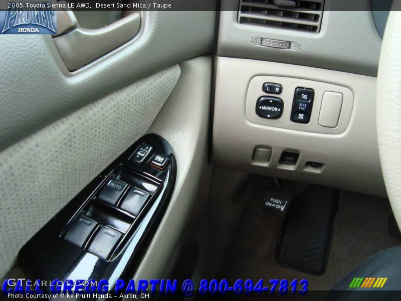 Desert Sand Mica / Taupe 2005 Toyota Sienna LE AWD