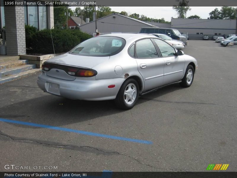 Silver Frost Metallic / Graphite 1996 Ford Taurus GL