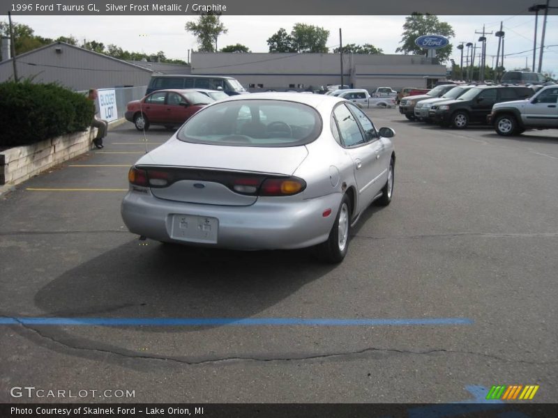 Silver Frost Metallic / Graphite 1996 Ford Taurus GL