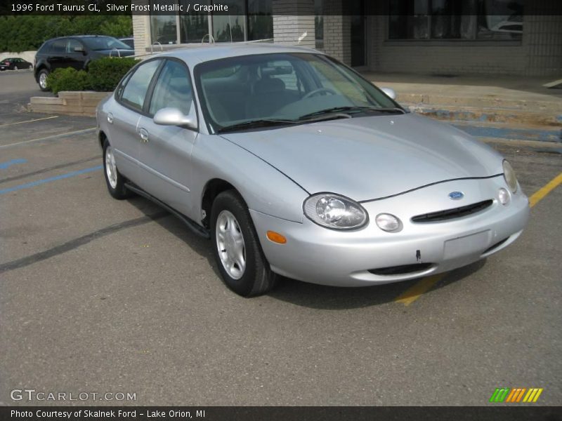 Silver Frost Metallic / Graphite 1996 Ford Taurus GL